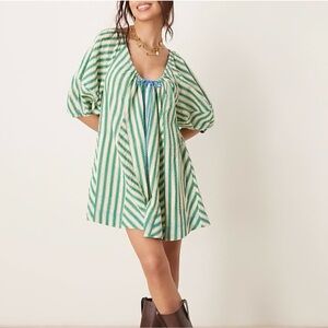 Free People Bop Around Striped Jumper in EUC